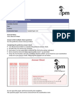 Sample Paper For Preparing MCQs Project Management