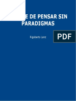 El Arte de Pensar Sin Paradigmas