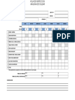 Formato Inspeccion Diaria Maquina de Soldar