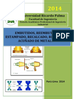 Laboratorio 101 Embutido Reembutido Acunado Recalcado Repujado