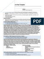 Direct Instruction Lesson Plan Template