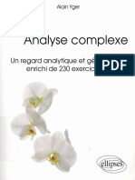 (Références Sciences.) Yger, Alain-Analyse Complexe - Un Regard Analytique Et Géométrique Enrichi de 230 Exercices Corrigés-Ellipses (2014) PDF