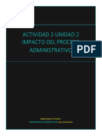 Impacto Del Proceso Administrativo