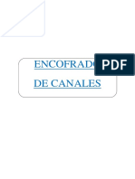 Proceso de Encofrado de Canales