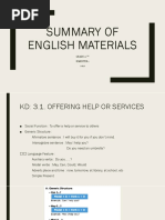 Summary of English Material Grade 12 2019