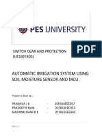 Automatic Irrigation System Using Soil Moisture Sensor and Mcu