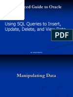 Enhanced Guide To Oracle: Using SQL Queries To Insert, Update, Delete, and View Data