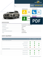 Euroncap 2018 Hyundai Santa Fe Datasheet