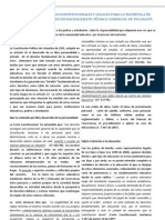 Acta Fundamentos Constitucionales y Legales Matricula Estudiantes Técnico Comercial de Tocancipá 2010