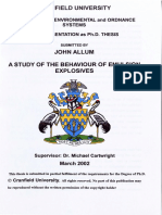 A Study of Behavior of Emulsion Explosives