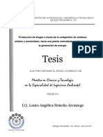 Tesis: Maestro en Ciencia y Tecnología en La Especialidad de Ingeniería Ambiental