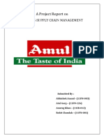 E SCM of Amul PDF