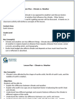 Lesson Plan - Climate vs. Weather