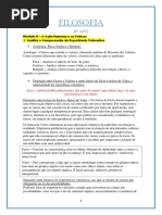 Filosofia 10º. Ano - A Ação Humana e Os Valores (Análise e Compreensão Da Experiência Valorati..