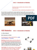 VEX Robotics Unit 2-Intro To Robotics