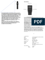 Sound Level Meter