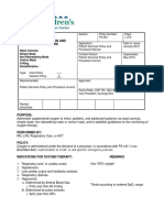 Oxygen Administration and Monitoring Procedure