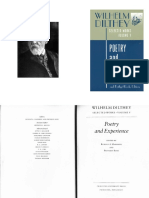 Wilhelm Dilthey, Poetry and Experience PDF