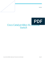 Cisco Catalyst 6807-XL Modular Switch: Data Sheet