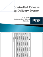 Oral Controlled Release Drug Delivery System