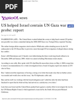 2011-04-19 US Helped Israel Contain UN Gaza War Probe