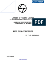 Tips For Concrete by Y T Nagaraja PDF