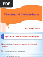 Chemistry of Carbohydrate PC