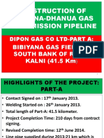 Slide Show On Bby-Dhanua Pipeline Project - CVX