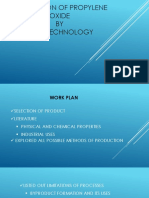 Production of Propylene Oxide BY Hppo Technology