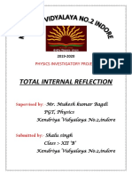 Tir Physics Investigatory Project