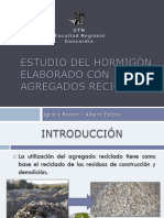 Estudio Del Hormigón Reciclado