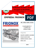 Trabajo de Investigacion - Frionox