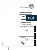 IFM SI-1000 Flow Switch