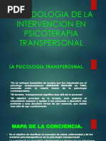 Psicología de La Intervención en Psicoterapia Transpersonal