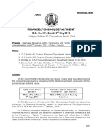 Finance (Pension) Department: G.O. No.147, Dated: 3 May 2013