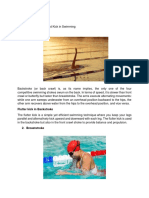 Stroke in Swimming