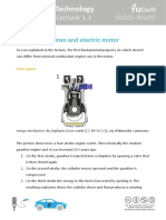 Lecture Notes: Lecture 1.1: Combustion Engines and Electric Motor