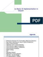 Active Directory Basics & Implementation in Satyam