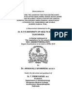 Sevoflurane Vs Desflurane Evaluation of Cognitive Functions in Elderly Patients Undergoing Surgeries