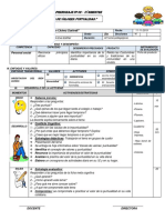 Modela de Sesión de Aprendizaje de Tutoria