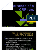 Conference Room Pilot. CRP Run. ERP Implementation