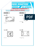 Ejercicios de Áreas Sombreadas 2 para Quinto de Secundaria