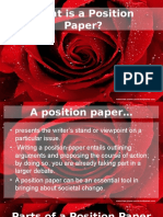 What Is A Position Paper?