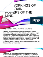 The Workings of The Brain Powers of The Mind