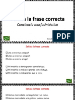 Conciencia Sintactica Elige La Correcta PDF