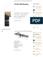 Container Ship - General Structure, Equipment and Arrangement - Shipbuilding Picture Dictionary