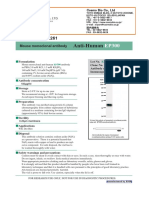 Anti-Human: Catalog No. Mouse Monoclonal Antibody