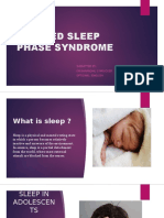 Delayed Sleep Phase Syndrome