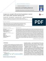 Compressive Strength of Fly Ash-Based Geopolymer Concrete With Crumb Rubber Partially Replacing Sand PDF