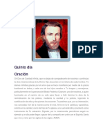 5º Novena en Honor Al Beato Federico Ozanam - Dia Quinto